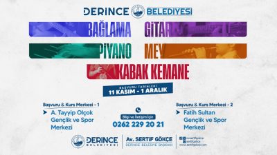 Derince Belediyesi’nin iki ayrı merkezde