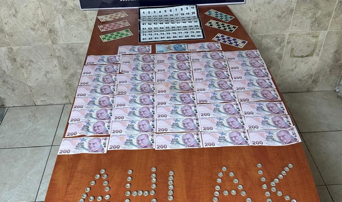 Kartepe’de gerçekleştirilen kumar operasyonunda,