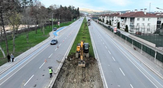Kartepe tramvayında ilk kepçe vuruldu