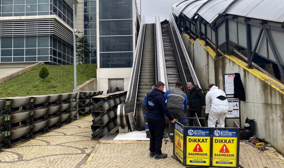 Kocaeli genelindeki yürüyen merdiven