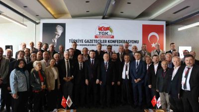 Kocaeli’de gerçekleştirilen Türkiye Gazeteciler Konfederasyonu’nun