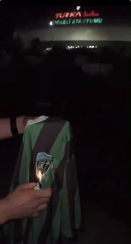 Sosyal medyada paylaşılan görüntüler, Kocaelispor