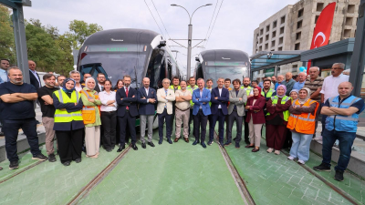 Kocaeli tramvayında yeni dönem başladı.
